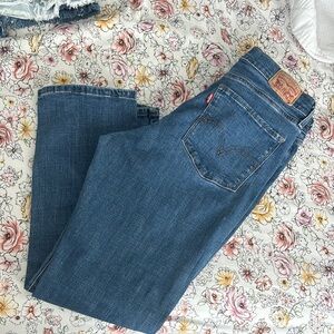Levi's Blue Straight Leg Jeans Classic Style